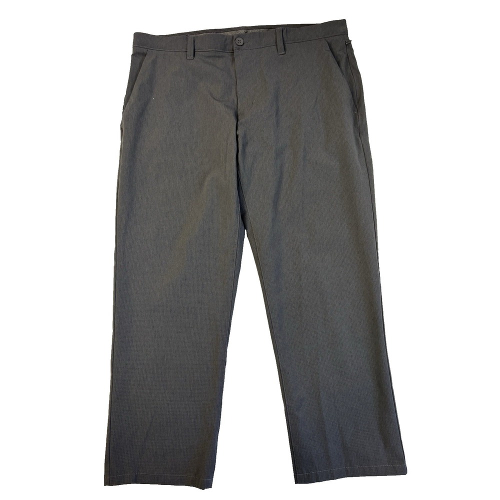 FLX‎ Men's 38X30 Gray Urban Commuter Pants Lightweight Travel Comfort Casual